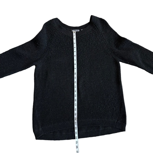 Vince Womens Black Wool Blend Knit Crewneck Long Sleeve Sweater Size XS - Picture 9 of 11
